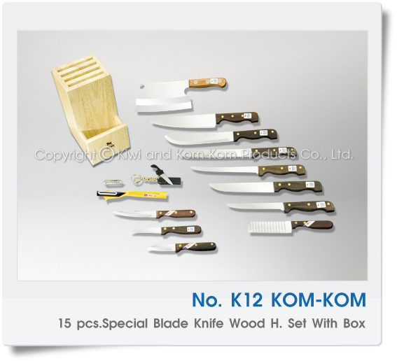 K12 มีดครัว มีด คมคม  KOM-KOM Brand